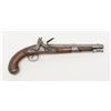 Image 2 : U.S. Model 1819 flintlock martial pistol by S.  North of Middleton, Connecticut in .54 caliber  with
