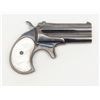 Image 1 : Remington Arms-UMC Double Derringer, .41 cal., 3”  barrels, blue finish, pearl grips, #99 in overall