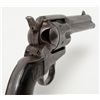 Image 10 : Colt SAA revolver, .38 W.C.F. cal., 4-3/4” barrel,  blue and case hardened finish, checkered black  