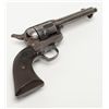 Image 9 : Colt SAA revolver, .38 W.C.F. cal., 4-3/4” barrel,  blue and case hardened finish, checkered black  
