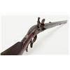 Image 10 : Half stocked flintlock rifle with barrel signed  “A. J. Sailous”, .32 cal., 34-1/2” octagon barrel, 