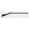 Image 1 : Half stocked flintlock rifle with barrel signed  “A. J. Sailous”, .32 cal., 34-1/2” octagon barrel, 
