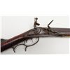 Image 5 : Half stocked flintlock rifle with barrel signed  “A. J. Sailous”, .32 cal., 34-1/2” octagon barrel, 