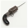 Image 6 : Original Marietie pepperbox 6 barrel percussion  pistol with dagger, ex-Ratner collection and  pictu