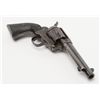 Image 10 : Rare Colt SAA revolver, .44 S&W cal., 5-1/2”  barrel, blue and case hardened finish, checkered  blac