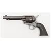 Image 1 : Rare Colt SAA revolver, .44 S&W cal., 5-1/2”  barrel, blue and case hardened finish, checkered  blac