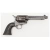 Image 2 : Rare Colt SAA revolver, .44 S&W cal., 5-1/2”  barrel, blue and case hardened finish, checkered  blac