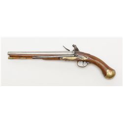 Tower Arsenal marked British Sea Service flintlock  pistol circa late 18th century in .60 caliber  s