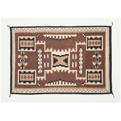 Beautiful Navajo storm pattern tightly woven  tapestry, approx. 50” x 34” in minty condition;  class