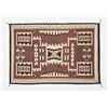Image 1 : Beautiful Navajo storm pattern tightly woven  tapestry, approx. 50” x 34” in minty condition;  class