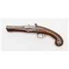 Image 2 : Elliptical barrel blunderbuss pistol circa early  19th century with iron barrel and mounts probably 