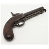 Image 8 : Rare Martial Irish Constabulary percussion pistol,  .65 caliber smoothbore, 4-1/2” round barrel with