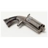Image 4 : Bacon Arms Co. six-shot spur trigger derringer,  .22 cal., 2-1/2” barrels, wood grips, #818 in  over