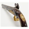 Image 14 : Beautiful English flintlock pistol by Blanch, .60  cal., 18-1/2” overall with a 12” octagon to round