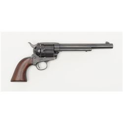 Colt SAA revolver, .32 W.C.F. cal., 7-1/2” barrel,  blue finish, long flute cylinder, wood grips,  #