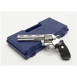 Colt Python revolver, cal. .357 Magnum, Serial  #KT6609.  The pistol is in overall very good to  fin
