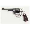 Image 2 : Smith & Wesson Model 1917 Commercial DA revolver,  .45 cal., 5-1/2” barrel, blue finish, checkered  