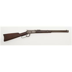 Winchester Model 1892 lever action SRC., .44  W.C.F., 20” barrel, blue finish, wood stocks,  #217266