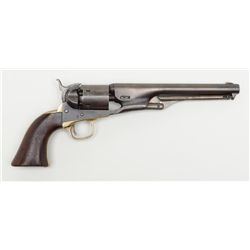 Colt Model 1861 Navy percussion revolver, .36  cal., 7-1/2” round barrel, blue and case hardened  fi