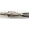 Image 12 : Colt New Service DA revolver, .44 cal., 7-1/2”  barrel, nickel finish, checkered hard rubber  grips,