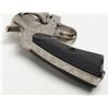 Image 14 : Colt New Service DA revolver, .44 cal., 7-1/2”  barrel, nickel finish, checkered hard rubber  grips,