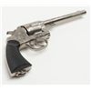 Image 16 : Colt New Service DA revolver, .44 cal., 7-1/2”  barrel, nickel finish, checkered hard rubber  grips,