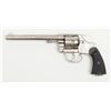 Image 2 : Colt New Service DA revolver, .44 cal., 7-1/2”  barrel, nickel finish, checkered hard rubber  grips,