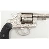 Image 7 : Colt New Service DA revolver, .44 cal., 7-1/2”  barrel, nickel finish, checkered hard rubber  grips,