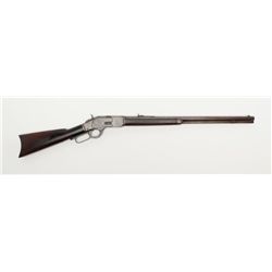 Winchester 1873 Third Model lever action rifle,  .32 W.C.F. cal., 24” octagon barrel, blue finish,  