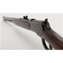 Winchester Model 1892 lever action rifle, .25-20  W.C.F. cal., 24” octagon barrel, blue finish, wood