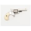 Image 1 : Colt New Line spur trigger revolver, .22 cal.,  2-1/2” barrel, nickel finish with etched panel on  b