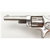 Image 3 : Colt New Line spur trigger revolver, .22 cal.,  2-1/2” barrel, nickel finish with etched panel on  b