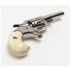 Image 8 : Colt New Line spur trigger revolver, .22 cal.,  2-1/2” barrel, nickel finish with etched panel on  b