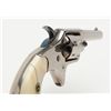 Image 9 : Colt New Line spur trigger revolver, .22 cal.,  2-1/2” barrel, nickel finish with etched panel on  b