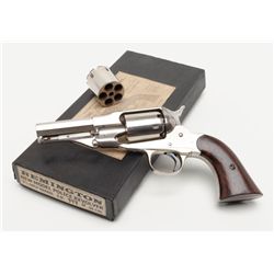 Remington New Model Police percussion revolver,  .36 cal., 3-1/2” octagon barrel, nickel finish,  wo