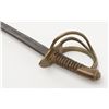 Image 5 : Unmarked Confederate Civil War Calvary saber with  brass mounted original scabbard in untouched and 