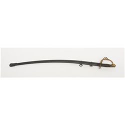1860 Model U.S. Cavalry saber showing U.S.  inspections and dated 1865 in very good condition  with 