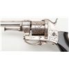 Image 10 : High quality double action pinfire revolver marked  “Dumonthier” showing light floral engraving and 