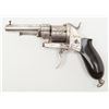 Image 2 : High quality double action pinfire revolver marked  “Dumonthier” showing light floral engraving and 