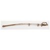 Image 2 : Model 1840 Cavalry saber with metal scabbard with  hanger rings, blade is plain and unmarked but in 