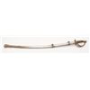 Image 3 : Model 1840 Cavalry saber with metal scabbard with  hanger rings, blade is plain and unmarked but in 