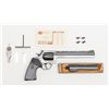 Image 1 : Dan Wesson DA revolver, .357 Magnum cal., 8”  ventilated rib barrel, blue finish, Pachmayr  combat c
