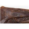 Image 3 : Tooled leather flap holster marked “J. C. Johnson  & Co., San Francisco” in overall good condition  