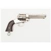 Image 2 : Uberti Outlaw Model Single Action revolver, .44-40  cal., 5-1/2” barrel, etched engraving, nickel  f