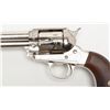 Image 6 : Uberti Outlaw Model Single Action revolver, .44-40  cal., 5-1/2” barrel, etched engraving, nickel  f