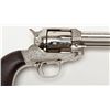Image 7 : Uberti Outlaw Model Single Action revolver, .44-40  cal., 5-1/2” barrel, etched engraving, nickel  f