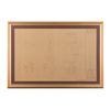 Image 1 : Original framed and matted blueprint for frame of  Colt .25 semi-auto pistol, approx. 27” x 39” on  
