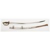 Image 10 : Model 1860 Cavalry Officer’s saber and metal  scabbard with hanging rings, blade by Emerson &  Silve