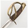 Image 11 : Model 1860 Cavalry Officer’s saber and metal  scabbard with hanging rings, blade by Emerson &  Silve