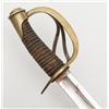 Image 12 : Model 1860 Cavalry Officer’s saber and metal  scabbard with hanging rings, blade by Emerson &  Silve